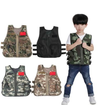 China Children Vest 600D Kids Vest Cs Field Combat Training Military Army Outdoor Tactical Vest for sale