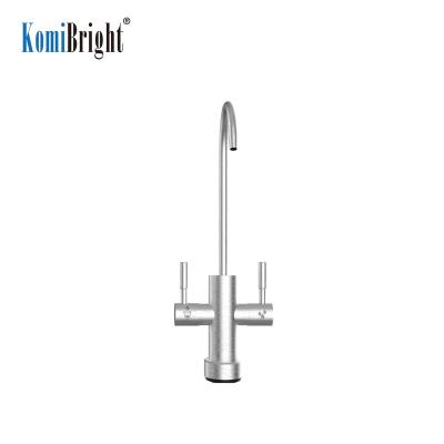 China Other Home Water Purifier Faucet Stainless Steel Double Outlet Kitchen Sink Faucet for sale