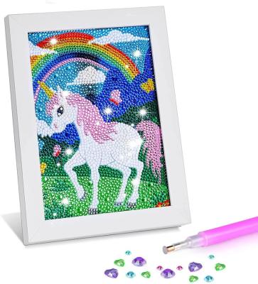 China CLASSIC Custom DIY 5D Diamond Painting kits  for kids with wooden frame art and crafts  by number painting for sale