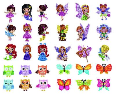 China CLASSIC 5D DIY Butterfly  Diamond Painting Sticker for kids painting by number for kids and adult OEM accept for sale