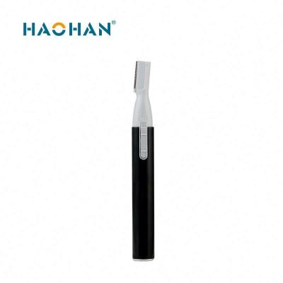 China Fashional Eyebrow Trimmer Private Label Electric Battery Men's Rechargable Powered Eyebrow Trimmer HAOHAN Man 25 Years Industry Experience for sale