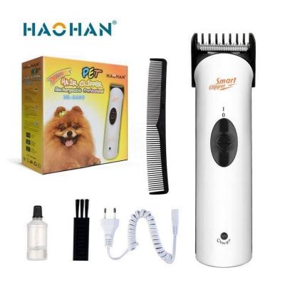 China HAOHAN Quality Control Experts Of Viable Rechargeable Pet Hair Trimmer Animal Hair Trimmer for sale