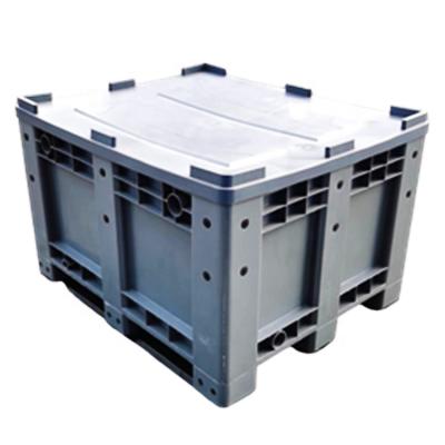 China Recyclable& Durable Plastic Industry Pallet Heavy Duty Pallet Box Insulated Pallet Box Plastic for sale