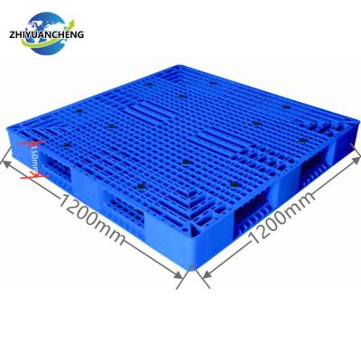 China Large Stackable Reversible Eco-Friendly Heavy Duty Double HDPE Euro Sides Plastic Pallet for sale