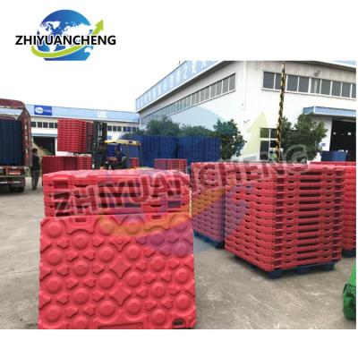 China Customization 5 Gallon Bucket Pallets Single Faced Plastic Water Bottle Pallet for sale