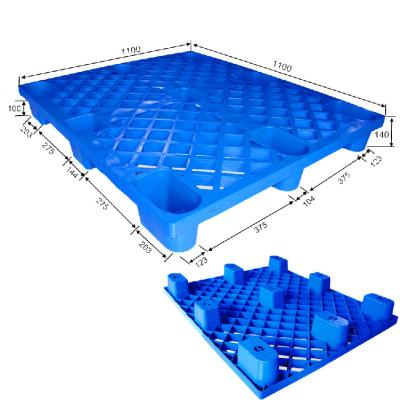 China Low price 1100*1100 lightweight hygeian one way transit and shipping plastic pallet for sale