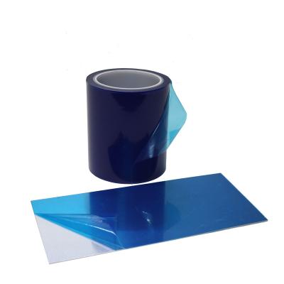 China China Supplier Deep Drawing Color PE High Quality Blue Self Adhesive Temporary Protection Surface Moisture Proof Stainless Steel Protect Film for sale