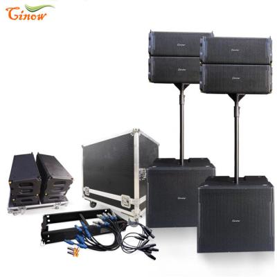 China Cinow Powerful Dual 10-inch with DSP module inside waterproof Active Outdoor line array à venda