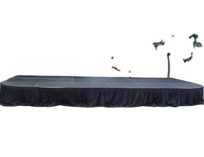 China Cinow Portable Event Stage Skirts for sale for sale