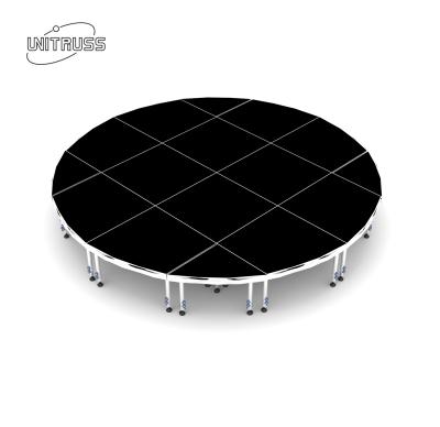 China waterproof anti-slip swimming pool antirust aluminum circle stages for sale