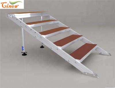 Κίνα Cinow Customized Folding Aluminum Portable Chorus Stage Stairs 5 Steps προς πώληση