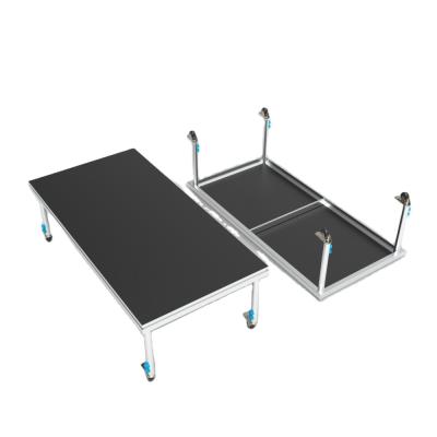 中国 Dancing Collapsible Rotating Club Aluminum Brace Mobile Aluminium Stage Platform 1m*2m 販売のため