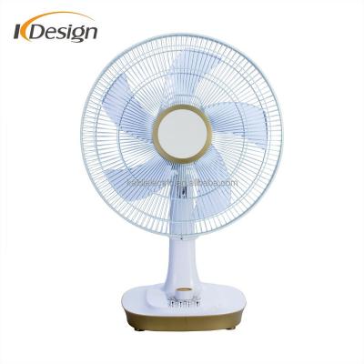 China Modern 5 ABS Single Blade Modern Table Desk Fan, Long Service Time with Spare Part, White, 1-pack, 16inch Table Fan for sale