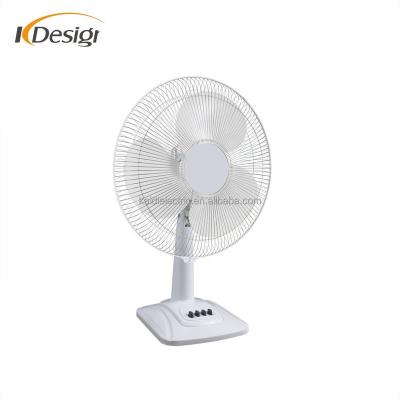 China Energy Saving Energy Saving 16 Inch Electric Tabletop Fan OEM Aluminum Motor, LOGO Custom, 3 Speed ​​Settings and Easy to Operate Master Switch, White, for sale