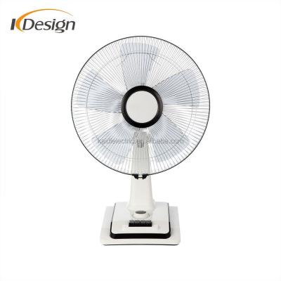 China Powerful plastic household table fan 5 blade hotel blade silent table fans for sale