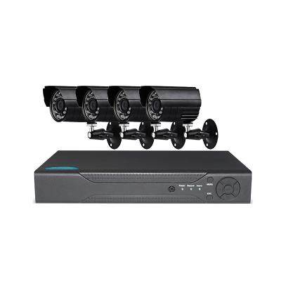 China Waterproof / Waterproof High Definition Camera Kit CCTV System 4 Channel Set CCTV Camera Easy To Install AHD Kit AHD Bullet Dome Cameras for sale