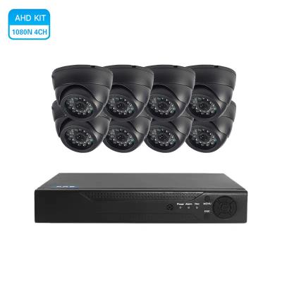 China NIGHT VISION 2MP 8Ch h.264 hd CCTV Security 8 Cameras System DVR Kit IR LED Plastic Case AHD Indoor Video Surveillance Set with dvr for sale