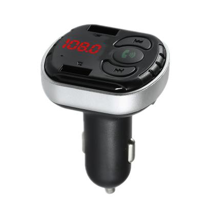 China Dual USB Car Charger Hands Free Function LED Display Car BT Fm Transmitter Mp3 Modulator Player With Dual USB Charging Ports for sale