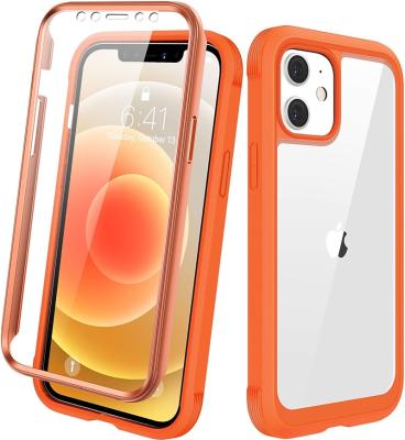 China New Anti-drop Diaclara Full-body Case with Built-in Anti-scratch Screen Protector iPhone 12 mini 5.4 inch for sale