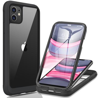 China With Shockproof Cell Phone Cases Accessories Tempered Glass Tempered Glass Screen Protector Cell Phone Mobile Cover Case For iPhone 11 6.1