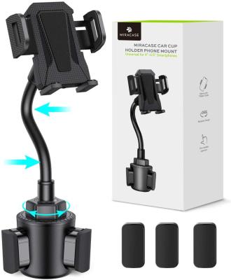 China Miracase Universal 360 Degree Flexible Universal Car Mount Holder Windshield Dash Sucker Swivel Mobile Phone Holder for sale