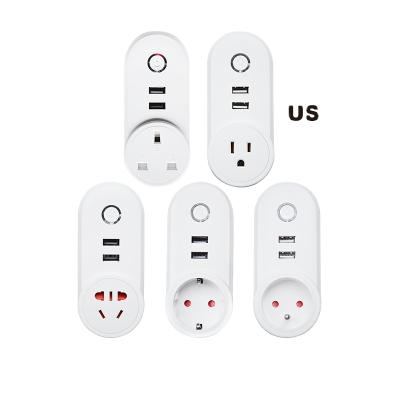 China Residential / General Purpose Wifi Socket With Usb Connector 220V American Usb Socket for sale