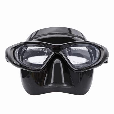 China BONNY Simple And Lightweight Adult PC Lens Plastic Liquid Silicone Mask Snorkeling Swimming Snorkeling Goggles for sale