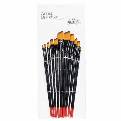 China Oil Painting Aluminum Ferrule Preschool Paint Brushes for sale