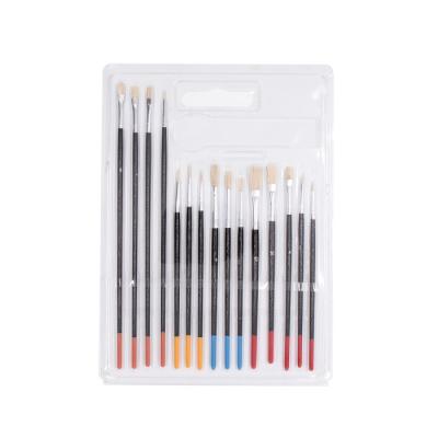 China 15 Pack Bristle Hair Artist Oil Paint Brushes for sale