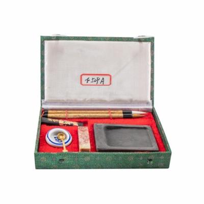 China ODM Goat Brush Set Four Treasures Of Chinese Study Link Paper Inkstone for sale