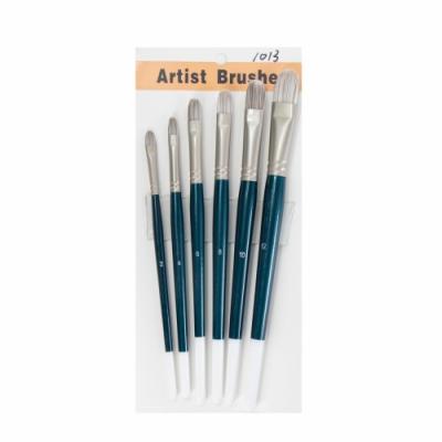 China Witte en Bruine Dubbele Kleur 150mm Art Paint Brush Set Te koop