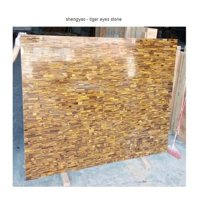 China Interior decoration ; table; wall tile tiger eye resin kitchen countertops/floor mosaics Tiger Eye Granite Table Top /tiger eye for sale