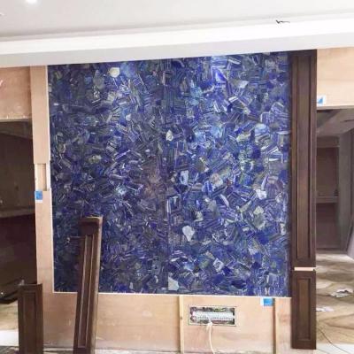 China Factory direct sale modern natural luxury custom gemstone blue sodalite countertops for sale