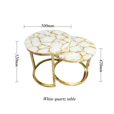 China Europe coffee table gemstone furniture gemstone table tea dining table agete slab lamp for sale