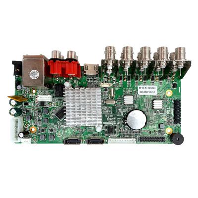 China Motion Detection CCTV Video Security System DVR/XVR 5MN 8 Channel PCB Mainboard with Basic and Tripwire Perimeter Intelligence Functions for sale