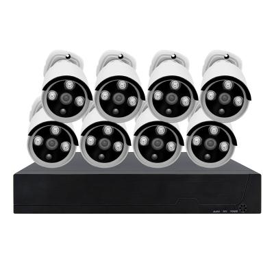 China HOT NIGHT VISION 8ch POE NVR KITS IP Camera 5mp 4mp 1080p Outdoor Waterproof CCTV Network System for sale