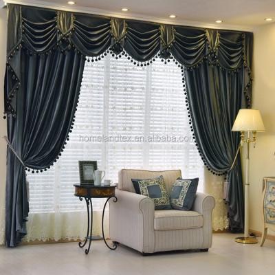 China Blackout drapery curtain, 52*95 elegant curtains and drapes in living room