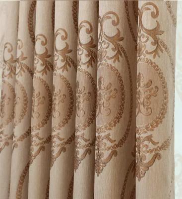 China Blackout Zhejiang Hangzhou Luxury Chenille Blackout Jacquard Upholstery Curtain for sale