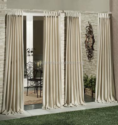 China 100% Exterior Blackout Polyester Balcony Curtains for sale