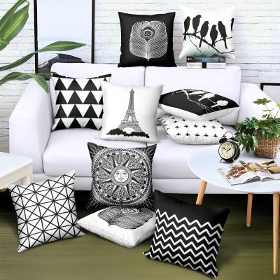 China Morden Fashion All-match Car Sofa Pillow Cover Home Soft Cushion Cover Morden To Trace Custom for sale