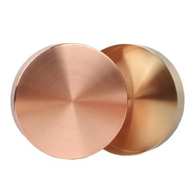 China European Disposable Decorative Sweet Candy Tray Modern Brass Copper Material Living Room Metal Small Fruit Dish BBQ Cake Cake Topper Table Living Room for sale