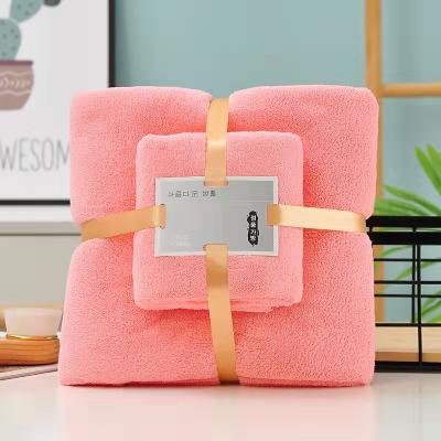 China Wholesale QUICK DRY Microfiber Baby Towel Set Coral Hotel Microfiber Towel Fleece Bath Towel Sets for sale