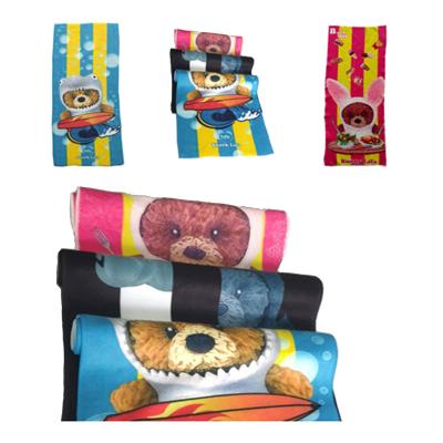 China Microfiber Heat Transfer Towel Advertising Gift Towel Cartoon Marathon Viable Digital Towel for sale