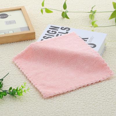 China QUICK DRY Water Absorbent Dishtowels Thickened Microfiber Kitchen Towels Kitchen Accessories Tools Towel Cleaning Cloth for sale