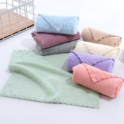 China Microfiber Kitchen Towels Small Dish Cotton Cleaning Microfiber QUICK DRY Warm Kitchen Towel for sale