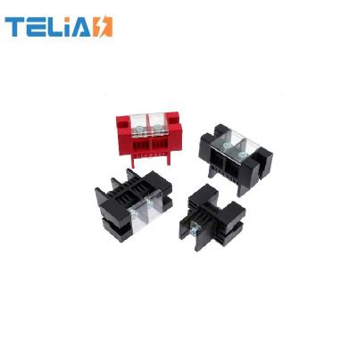 China Telian Electrical Appliance Wiring Wholesale Transparent Connector Terminal Power Through Screw Terminal Block 40A for sale