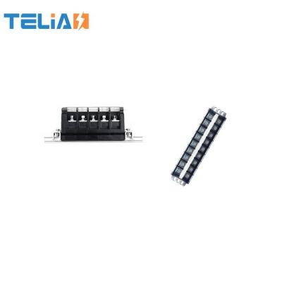 China Electrical Block Fence Electrical Appliances 30A 8 Pin Fixed Terminal Strips Wire Connetcors Terminal Block for sale