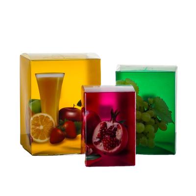 China Recycled Materials Wholesale Custom Printing Plastic PET PVC Box For Fresh Fruit Packaging for sale