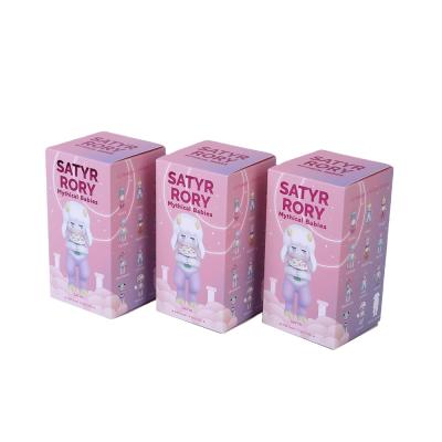 China Recycled Materials Wholesale Low Price Manufacturer Custom Printing Pink Cardboard Packaging Gift Box XHYL-026 for sale