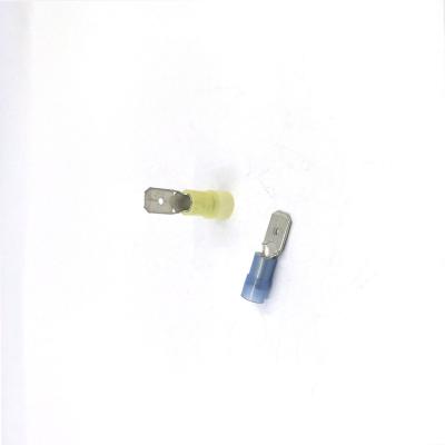 China Corrosion Resistance Automotive Nylon Insulated Terminal Male Connector Coated Tin Plating for sale